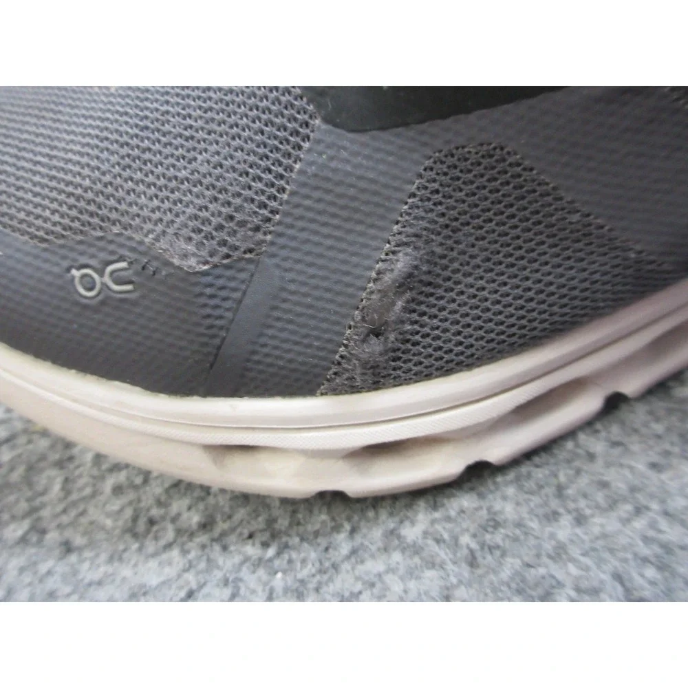 On Cloudrunner Shoes Mens Size 8.5 Black Gray Athletic Running Sneakers CloudTec